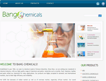 Tablet Screenshot of bangchemicals.com